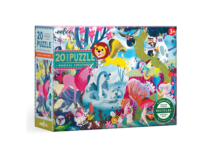 EeBoo Magical Creatures 20 Piece Puzzle kids