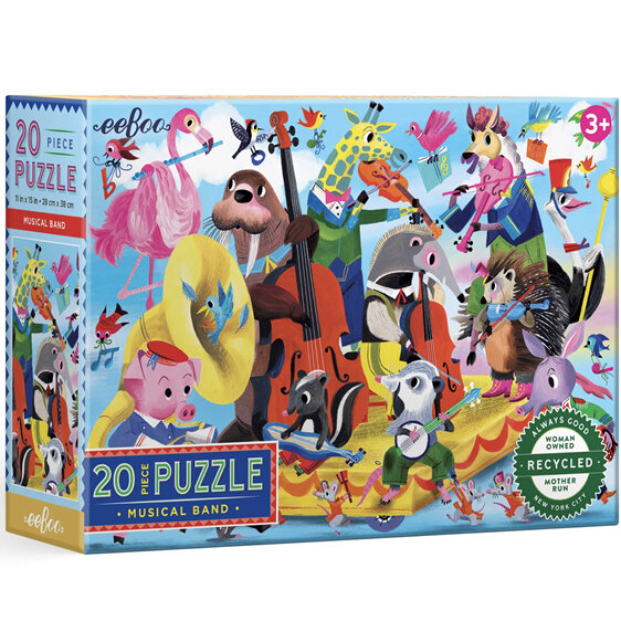 EeBoo Musical Band 20 Piece Puzzle kids