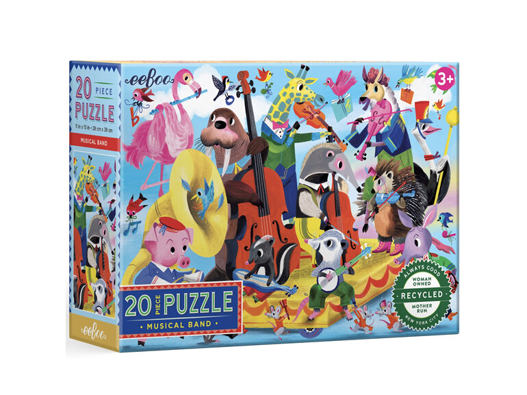 EeBoo Musical Band 20 Piece Puzzle kids