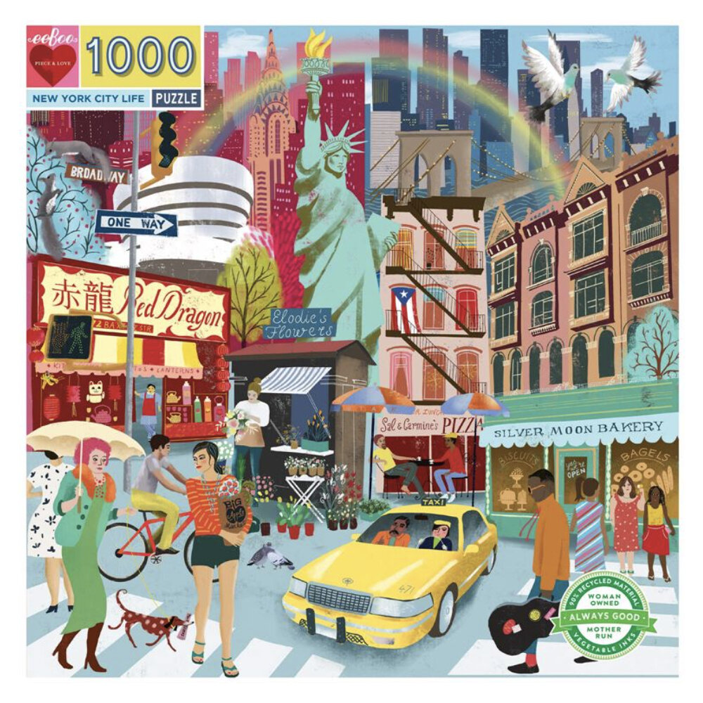 Eeboo New York City Life 1000 Piece Puzzle