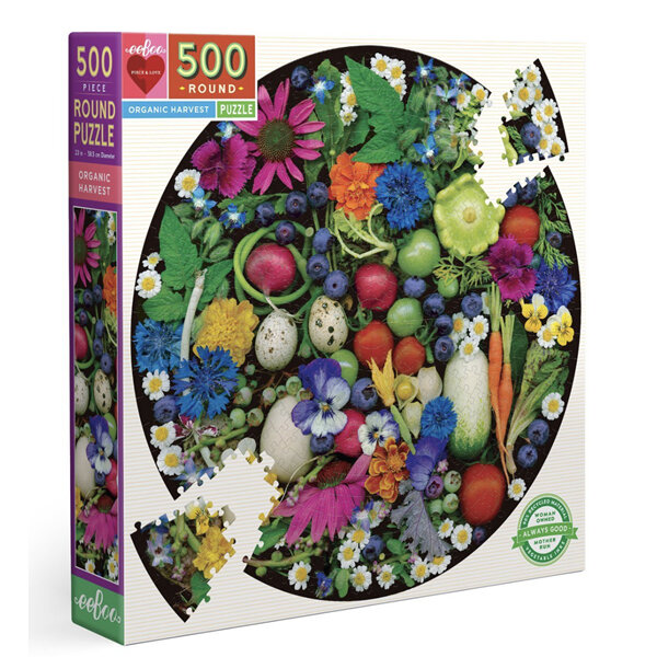 EeBoo Organic Harvest 500 Piece Puzzle