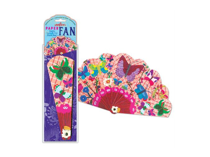 EeBoo Paper Fan Butterflies kids dress up decor