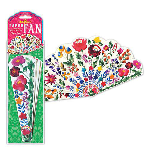 EeBoo Paper Fan Flowers dress up kids gift