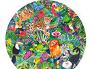 EeBoo Rainforest 100 Piece Round Puzzle