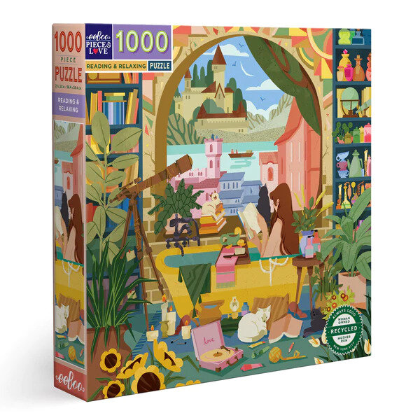 EeBoo Reading & Relaxing 1000 Piece Puzzle