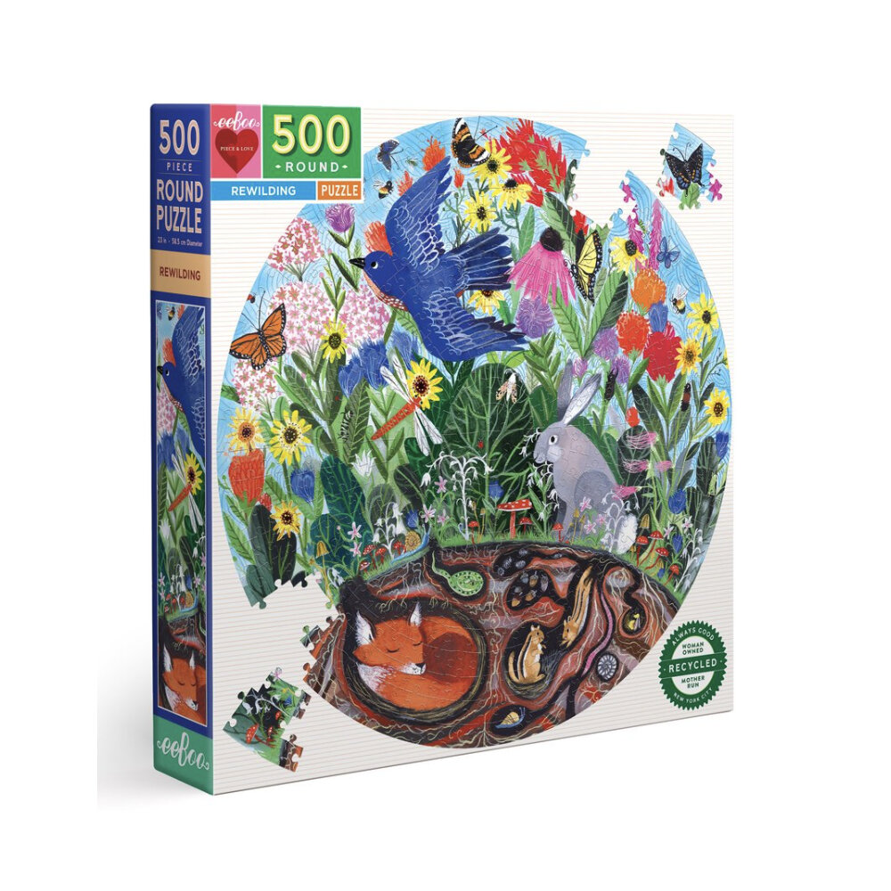 EeBoo Rewilding 500 Piece Puzzle