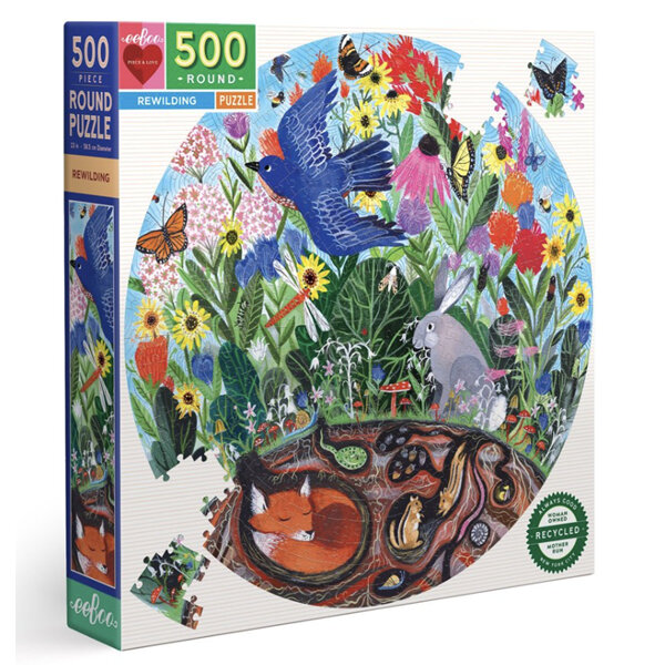 EeBoo Rewilding 500 Piece Puzzle