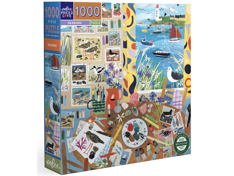 EeBoo Seabirds 1000 Piece Puzzle