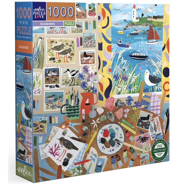 EeBoo Seabirds 1000 Piece Puzzle *NEW!*