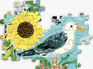 Eeboo Seagull Garden 1000 Piece Puzzle