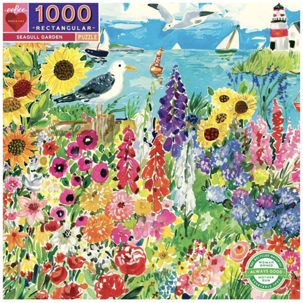 Eeboo Seagull Garden 1000 Piece Puzzle