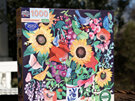 EeBoo Summer Bouquet 1000 Piece Puzzle floral flower sunflower tulip poppy
