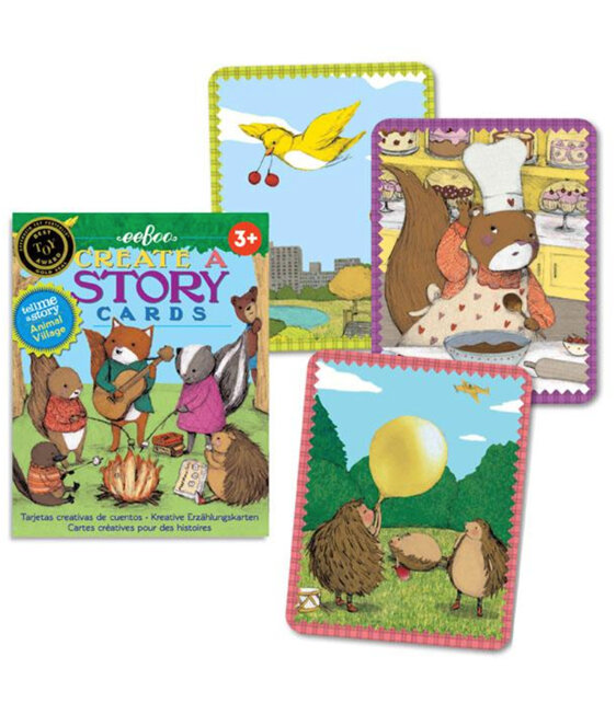 EeBoo Tell Me a Story Cards Animal Village