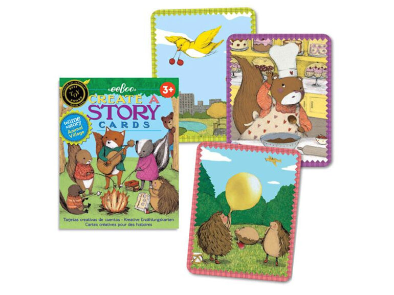 EeBoo Tell Me a Story Cards Animal Village