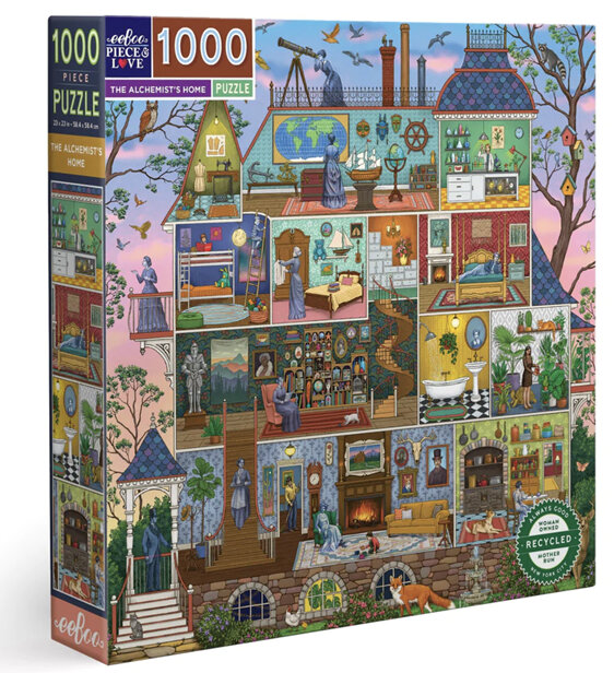 EeBoo The Alchemist's Home 1000 Piece Puzzle