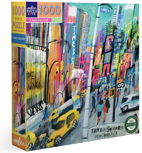 EeBoo Times Square New York 1000 Piece Puzzle
