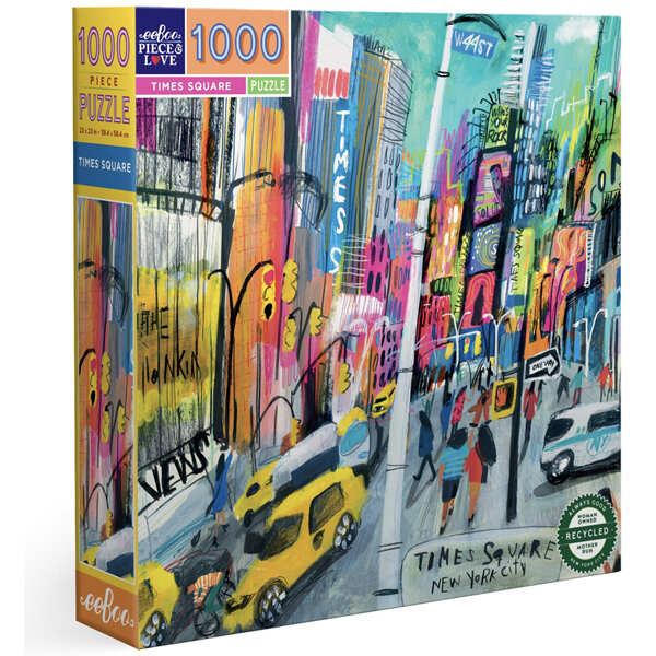 EeBoo Times Square New York 1000 Piece Puzzle *NEW!*