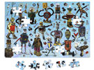 EeBoo Upcycled Robots 100 Piece Puzzle