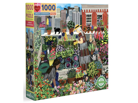 EeBoo Urban Gardening 1000 Piece Puzzle
