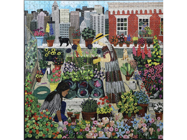 EeBoo Urban Gardening 1000 Piece Puzzle