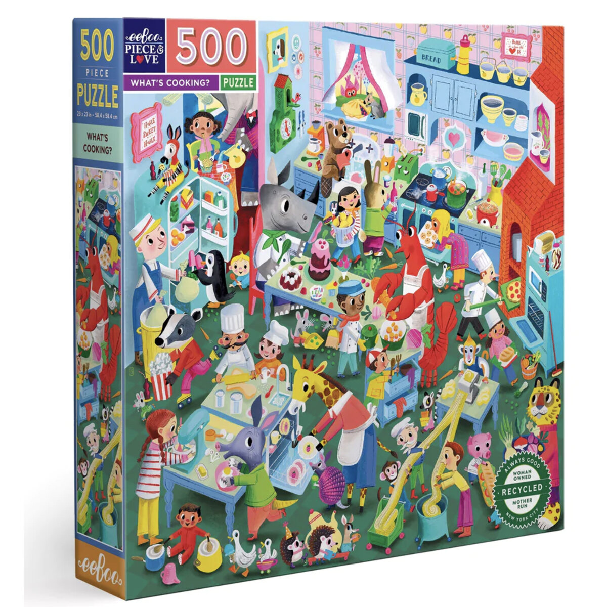 EeBoo What's Cooking? 500 Piece Puzzle