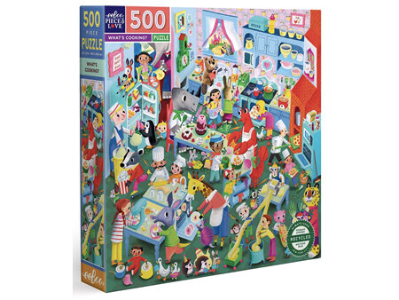 eeBoo What's Cooking? 500 Piece Square Jigsaw Puzzle
