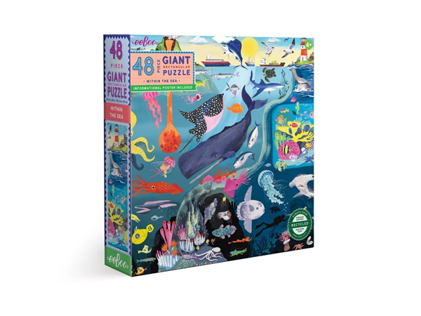 EeBoo Within the Sea Giant 48 Piece Puzzle