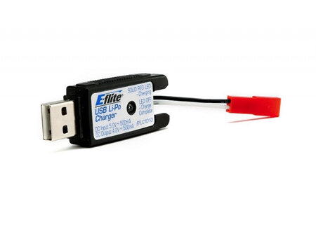 Eflite USB 1 Cell LiPo Battery Charger JST