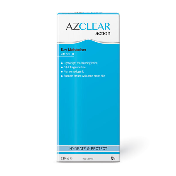 EGO AZCLEAR ACTION DAY MOISTURISER SPF30 120ML