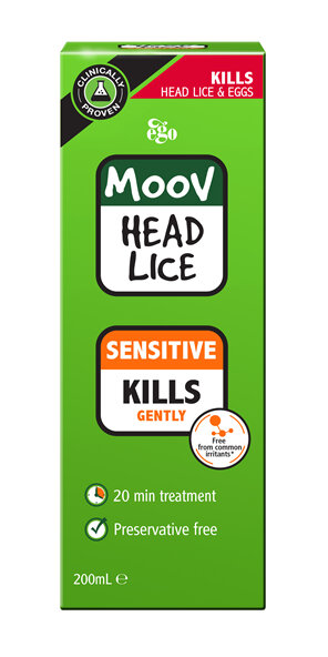 EGO Moov Head Lice Sol. Sensit 200ml