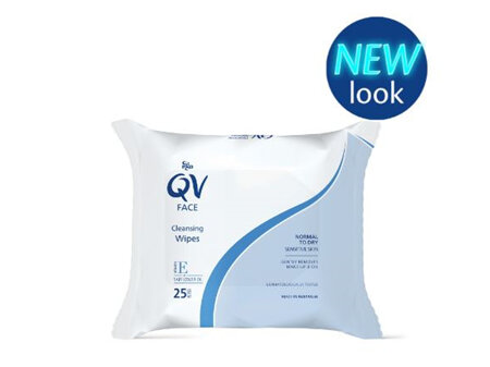 EGO QV Face Wipes 25