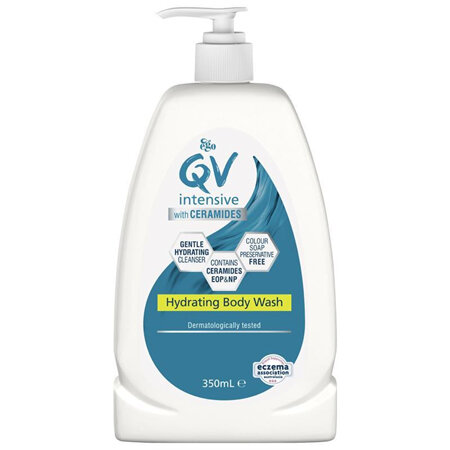 Ego QV Intensive with Ceramides, Hydrating Body Wash 350mL