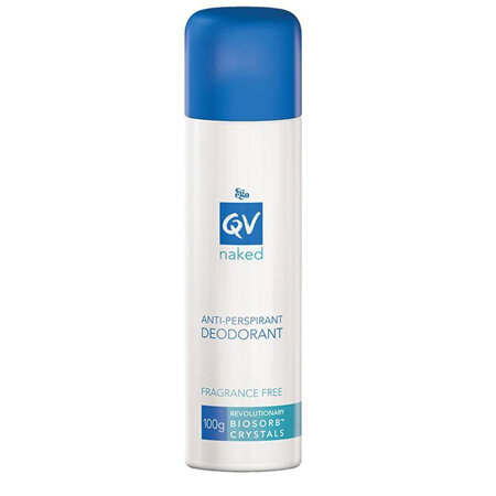 Ego QV Naked Deodorant Antiperspirant Spray 100G