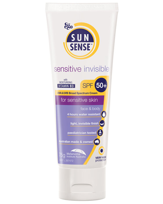 EGO Sunsense Sensitive Invis Spf50+ 75 G