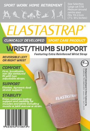 Elastastrap Wrist & Thumb Supp Lge