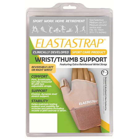 Elastastrap Wrist & Thumb Supp Med