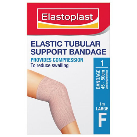 Elastoplast 2228, Elastic Tubular Support Bandage, Size F 45-50cm