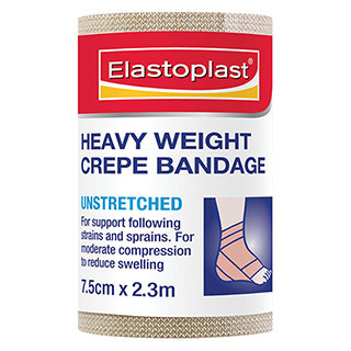Elastoplast 46018, Heavy Crepe Bandage 7.5cm x 2.3m