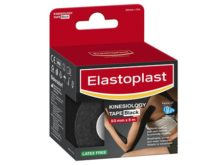 Elastoplast Kinesiology Tape Black 50mm x 5m