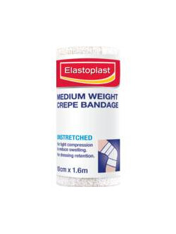 Elastoplast Medium Weight Crepe Bandage 10cm x 1.6m