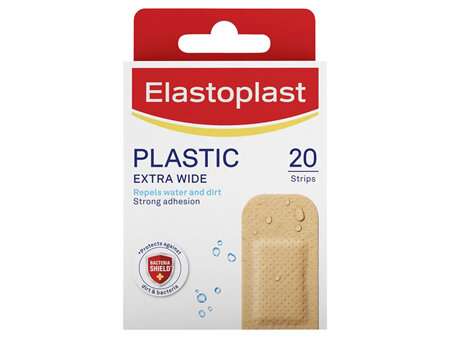 Elastoplast Plastic Extra Wide Strips 20pk