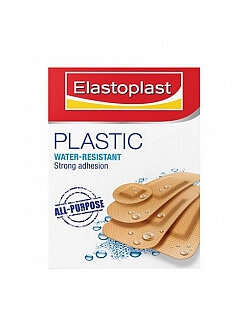 Elastoplast Plastic Water-Resistant  Strong Adhesion - 20 Assorted