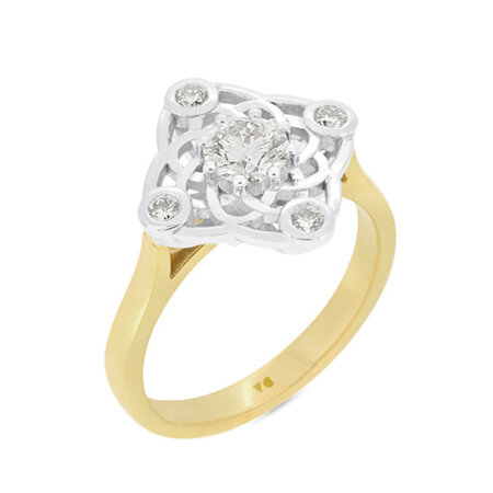 Elements: Diamond Cluster Ring