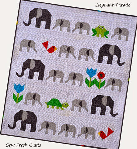 Elephant Parade Quilt Pattern