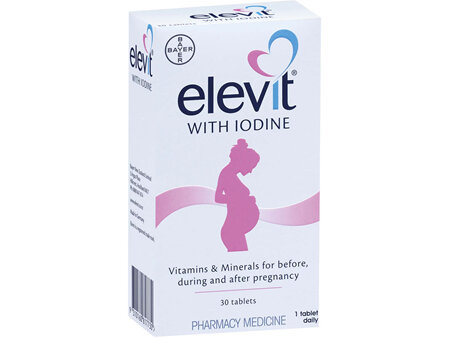 ELEVIT Iodine Pregnancy Supp. 30tb