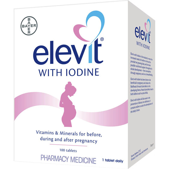 ELEVIT Iodine Pregnancy Supp. 100tb
