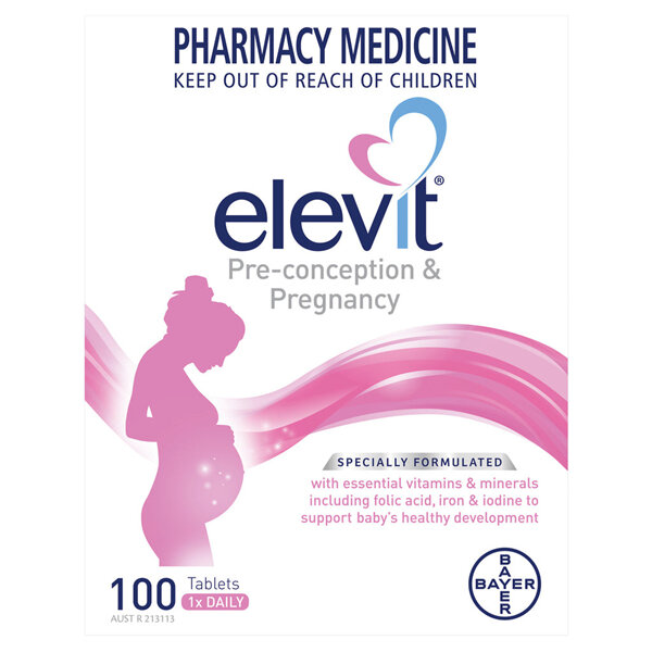 ELEVIT Pre-conception & Pregnancy 100 tablets