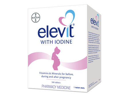 Elevit with Iodine (100 tabs)