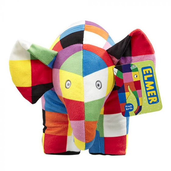Elmer the elephant patchwork soft toy plush kids