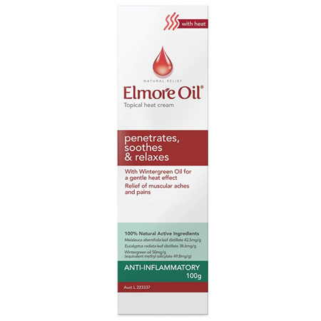 Elmore Oil Anti-Inflammatory Heat Cream 100G